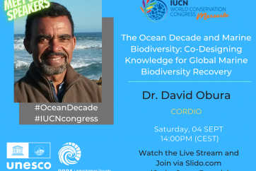 David obura IUCN Ocean Decade