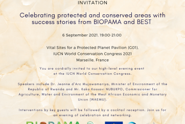 Invitation: BIOPAMA-BEST showcase event