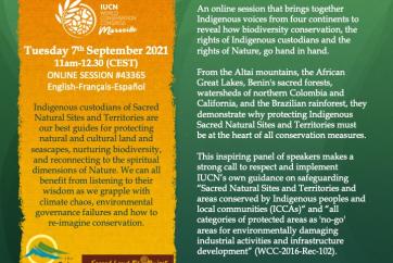 Custodians of Life: Indigenous Defenders of Sacred Natural Sites and Territories 02 [Session 43365]