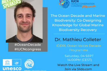 Matthieu Colleter IUCN ocean Decade