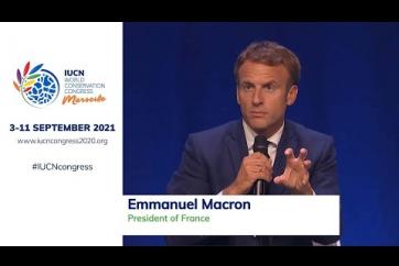Embedded thumbnail for Emmanuel Macron speaking at IUCN World Conservation Congress